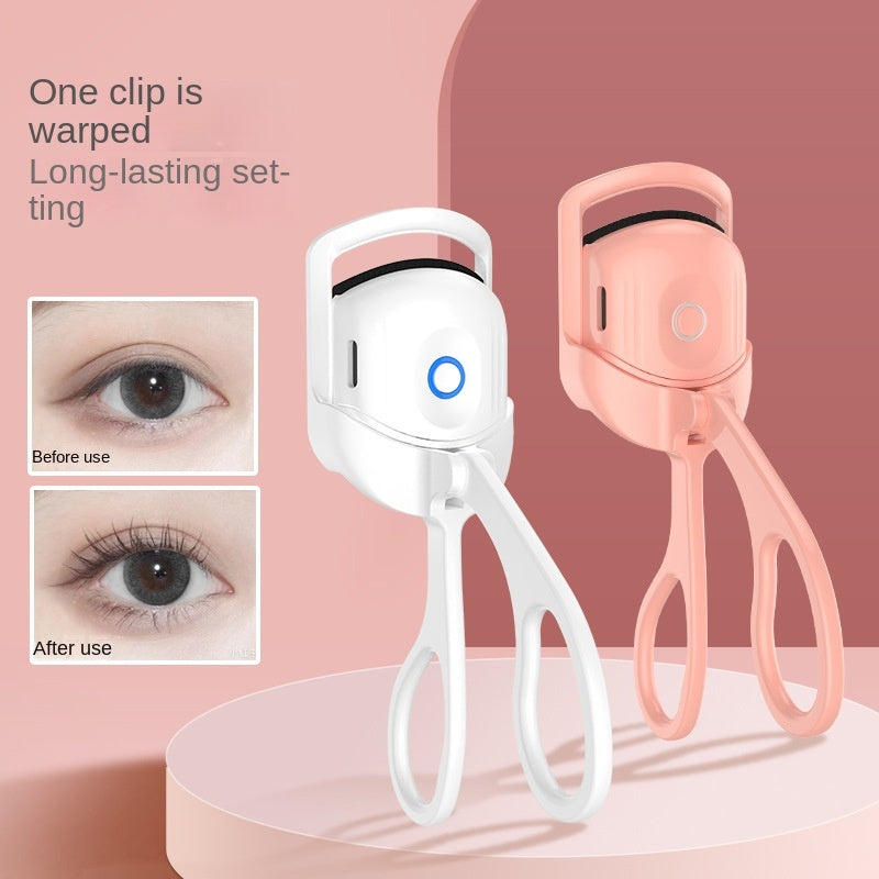 Rechargeable Heated Eyelash Curler – Portable Electric Lash Comb for Long-Lasting Curls