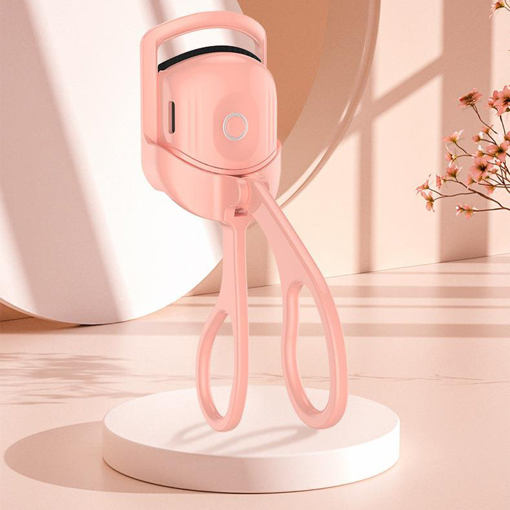 Rechargeable Heated Eyelash Curler – Portable Electric Lash Comb for Long-Lasting Curls